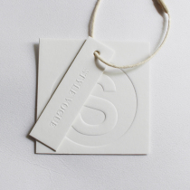 Customized clothing tag custom-made womens special-shaped thick paper card trademark certificate printed clothes listing label elevator logo design hanging card custom tag custom (Xin Bai flagship store)