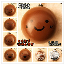 Japanese original single coffee buns set of 6 simulation food soft and scented squishy dust plug pendant