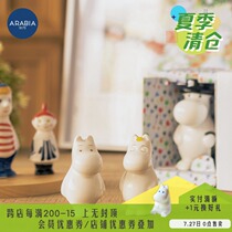 Nordic Finland Arabia cartoon moomin moomin ceramic ornaments tide play hand-made ins home decorations