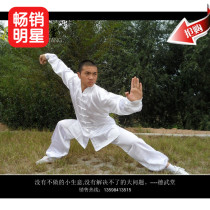 White martial arts clothing Tai Chi clothing spring and summer practice martial arts clothing factory direct male and female performance clothing