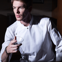 High-end chefs overalls long sleeves autumn and winter mens hotel dining restaurant kitchen uniforms