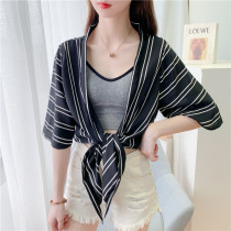 Sunscreen womens summer chiffon cardigan thin section 2022 new Korean version of the super fairy foreign style outside with long-sleeved coat