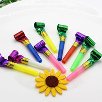 Childrens birthday party Supplies blow up children gathering props Back to gift Toy Birthday Whistleblowing Ordinary Blow Dragon