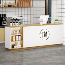 Bar cashier shop small company front desk reception desk milk tea shop cake shop convenience store counter