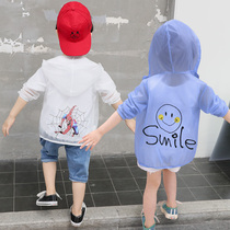 Barra Online Children Sunscreen Clothes ultra-thin Breathable Korean Version Summer Girl Boy Little Girl Boy Coat