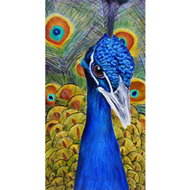 Wang Yuwei Peacock living room decoration painting