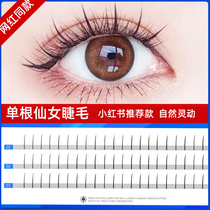 Fairy hair false eyelashes womens single cluster grafted eyelashes comic Barbie segmented natural super soft simulation fairy hair