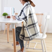 Cover Leg Blanket Portable Knee Small Blanket Woman Thickening Office Afternoon Nap Blanket Air Conditioning Blanket Afternoon Cover Blanket Warm