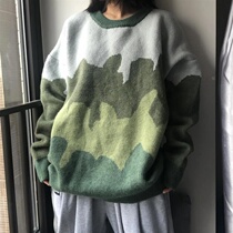 Autumn and winter New Korean warm thick round neck sweater loose Joker slim female student sweater coat coat