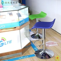 Bar mobile phone store for the stool shop of the shop simple customer mobile chair high foot fashion lift and landing front desk