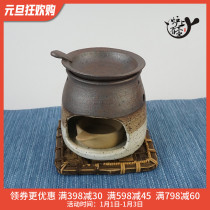 Japan imported Changshu Yamada white fine hanging pottery tea incense burner pure handmade tea incense burner aromatherapy tea ceremony