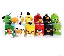 2012 McDonalds Toy Angry Birds Pendant Crazy Birds Plush Doll Full Set 6 Single Sale