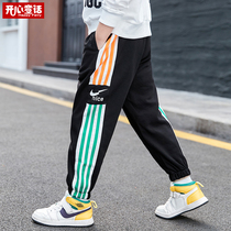 Boys sweatpants 2021 Autumn New stong childrens long pants boys spring and autumn foreign atmosphere tide