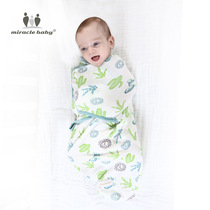 Cross border swaddle towels baby outlet newborn anti-throng sleeping bag spring and summer thin baby bag by swaddle sleeping bag
