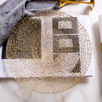 Phantom European creative wedding party party event fruit meal snack decoration plate exquisite transparent glass plate