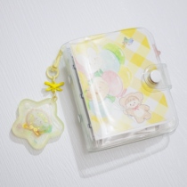 mini 3 hole mini binder catcher Star book Korean ins Wind girl diary collage material small book