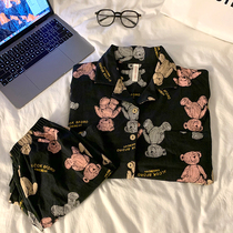 Little RED book recommendation~ Net red bear VIRRI CIAGA PAJAMAS WOMENs summer short-sleeved thin two-piece suit