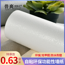 Environmentally friendly teodorless waterproof moisture-proof sandstone rock pure color wall paper self-adhesive sleeper room living room background wall cozy wallpaper