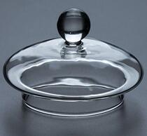 Glass Mark Cup Lid Home Tempered Glass Kitchen Glass Kettle Accessories Teapot Lid Glass Stainless Steel