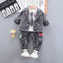 Childrens suit suit handsome child 1 1 3 years old boys baby dress childrens clothing boy autumn suit three-piece suit