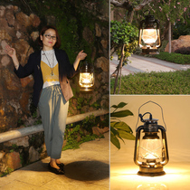 Solar horse lamp Outdoor waterproof courtyard Garden Balcony arrangement decoration Battery charging wall lamp Hanging lamp Chandelier lamp