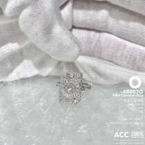 Shunfeng (official direct mail) SMFK artificial diamond 925 silver letters A- Z heart shape