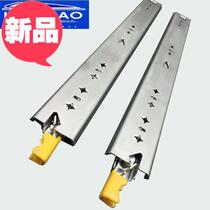 With lock silent heavy-duty rail three-section rail 53 wide thickened room 15 car load-bearing drawer track slide industrial rail