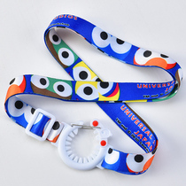 Beverage bottle strap crossbody silicone water bottle buckle lanyard portable cup cover mineral water bottle back rope large small bottle Universal