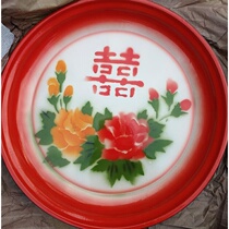 36-50cm disc classic fish plate wedding porcelain plate fruit plate big plate chicken soup plate tray enamel plate round