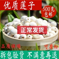 Lotus Seed Dry Goods 500g Special Grade Go Core Pure Centerless Freshly Milled Fresh Grindle Lotus Seed Powder Pure Powder With Lilies