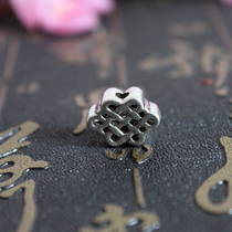 DIY Tibetan silver ornament accessory size Number of tee back Cloud suit Buddha Pearl Accessories China Knot small and medium size