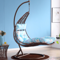 Hanging basket Rattan chair Lazy rocking chair Indoor balcony hanging chair Cradle chair Swing Outdoor courtyard Household birds nest hammock