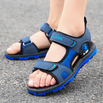 2019 new summer 8 childrens casual breathable sandals 9 middle and large childrens beach shoes 15 boys 10-year-old primary school students