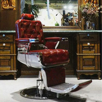 BarBer mens oil head hairdressing chair hair salon special BarBer shop cut hair lifting can be put down shave chair