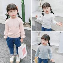 Girl lace collar base shirt 2020 Spring and Autumn New 5 children Korean Fashion 4 baby shirt tide 6