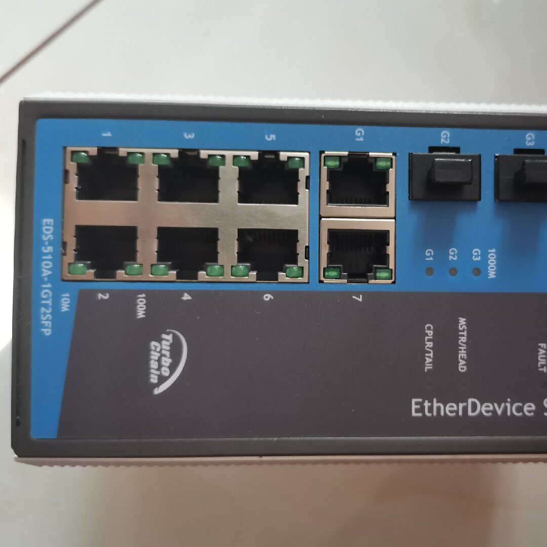 MOXA EDS-510A-1GT2SFP Industrial Ethernet Managed Gigabit Switch New Taiwan