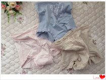 Spring and summer new export comfortable breathable fabric fabric micro-body light pressure belly hip high waist ladies underwear