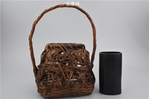 Special price Supreme room Japan return beam coal bamboo woven bamboo cage flower cage flower cage flower entry 』