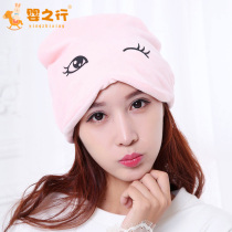 Spring autumn and winter maternal Moon hat thickened confinement warm hat pregnant women postpartum supplies breathable sweat-absorbing hat