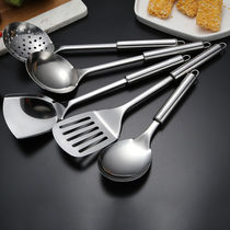 German 304 stainless steel spatula colander soup spoon fried shovel rice spoon shovel five-piece kitchen supplies thick anti-hot