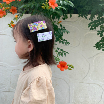 A little full sisters small fresh floral childrens hairpin three-piece bangs clip girl clip does not hurt the hair headdress