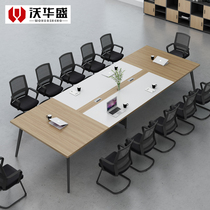  Conference table office desk and chair office furniture simple modern training table board-type long table strip table workbench