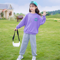 UK next sara girls suit 2022 spring new Korean version of the Korean version of the Girl Internet Red Child Two sets