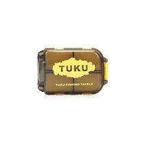 Touku three-layer multifunctional accessory box fishing storage box parts box tool box single shoot 4 starts