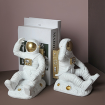 Light luxury creative astronaut bookend home study bookshelf office book by decorations ornaments desktop book stand