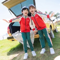 Korean version of primary and secondary school sports games class uniforms children Sports School uniforms school style set kindergarten uniforms autumn and winter