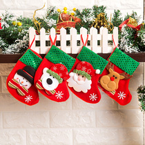 Ben deer Christmas decorations Christmas tree decorations elk snowman Christmas socks gift bag Christmas sock decoration