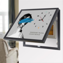  Meter box occlusion box clock with clock tile punch-free simple north Chinese distribution box occlusion switch box painting