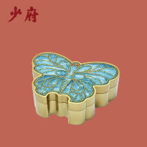 Palace court culture cloisonné box wedding gifts newcomers enamel color storage box Chinese style characteristics