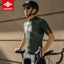 Santic forest guest 2020 bicycle riding clothing male road car riding equipment summer bicycle jacket